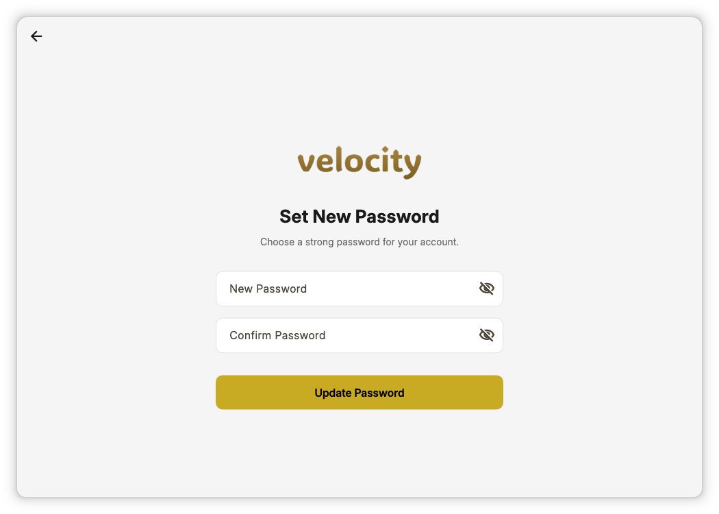 Choose a new password